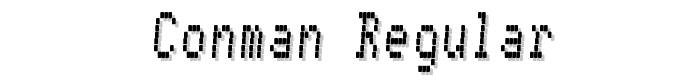 Conman Regular font